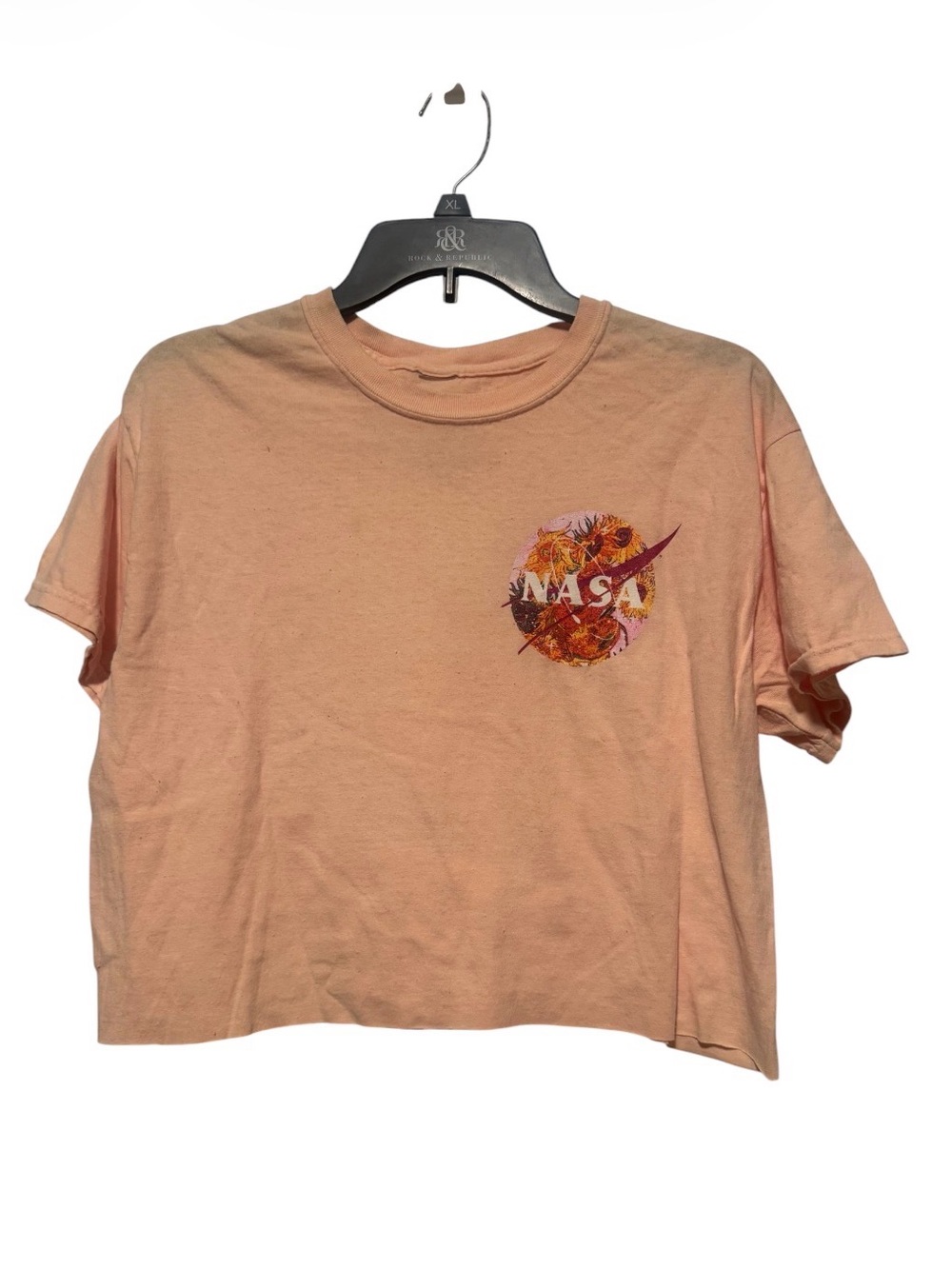 NASA Cropped Graphic Tee - Women's Top NIP size Medium